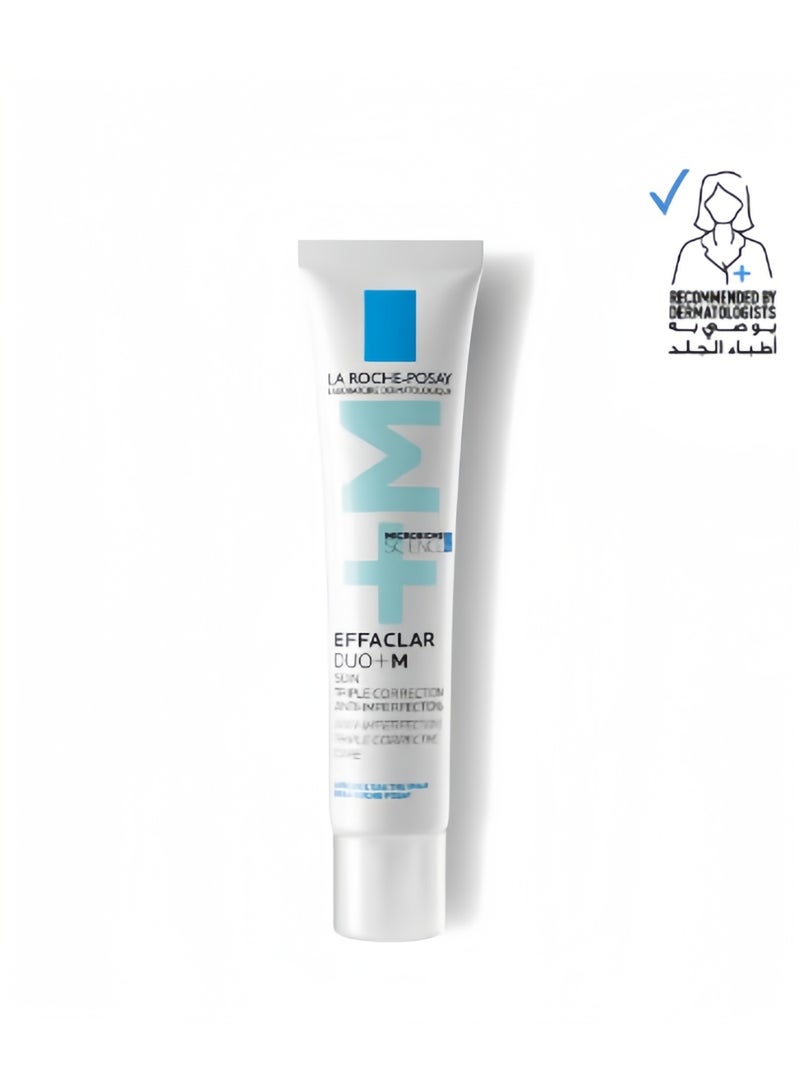 Effaclar Duo+M Acne Treatment Cream For Oily And Acne Prone Skin 40ml - Image 1